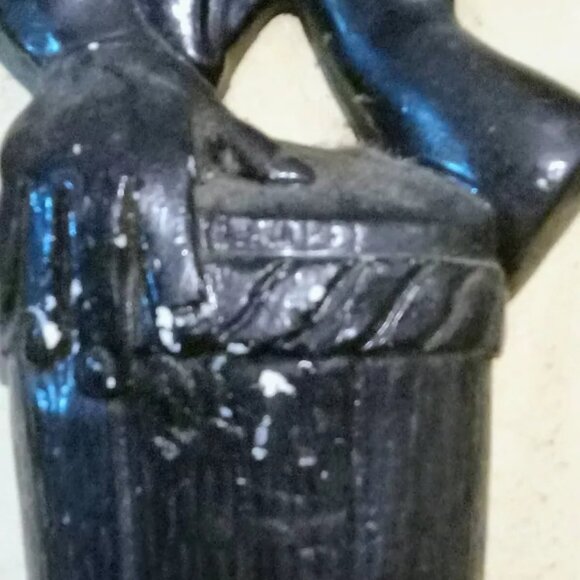 VTG MCM Flawed Wall Art Man Woman Silhouette Sculptures Framed - Picture 4 of 6